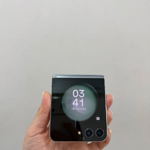 (부산중고폰) 갤럭시z플립5 민트 256기가 공기계 판매해요