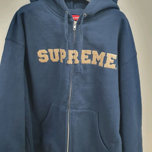 슈프림 25FW 컬리지에이트 집업후드 L사이즈