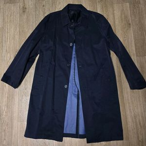컨셉원 트렌치 코트 네이비 L 새제품 팝니다