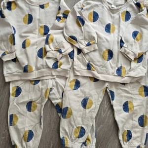 동그라미 상하복 100 사이즈 (한개 가능) 90-100가능