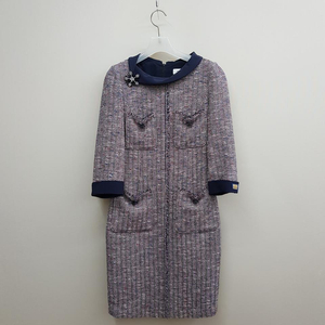모조에스핀 트위드 원피스 55사이즈