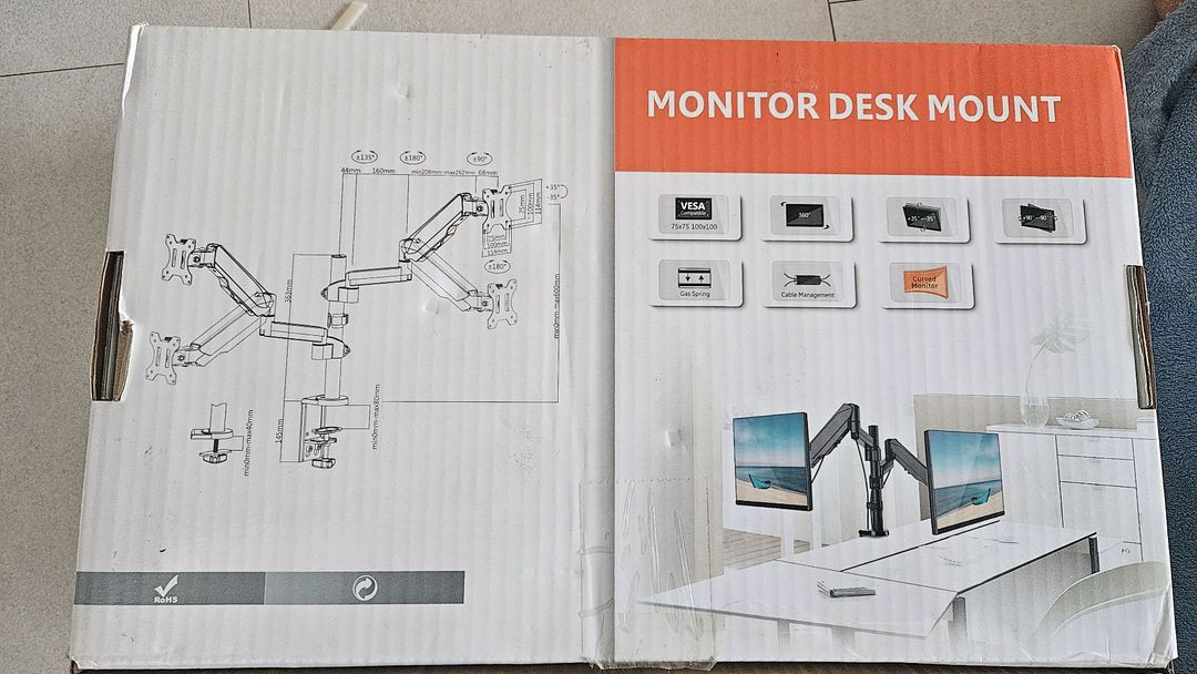 IMtKotW 듀얼 모니터암 판매합니다.--3