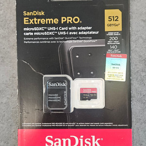 [정품] 샌디스크 익스트림 프로 마이크로SD카드 512GB