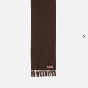 아크네스튜디오 머플러 브라운 멜란지