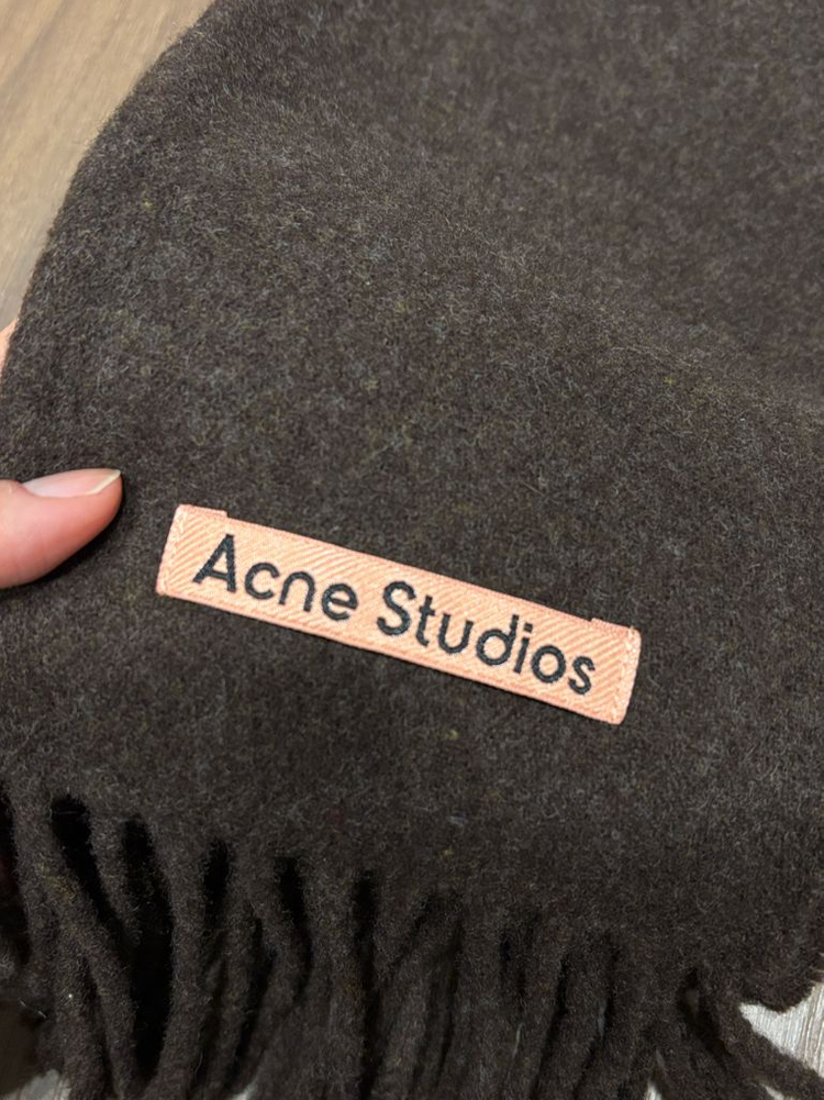 아크네스튜디오 머플러 브라운 멜란지--4