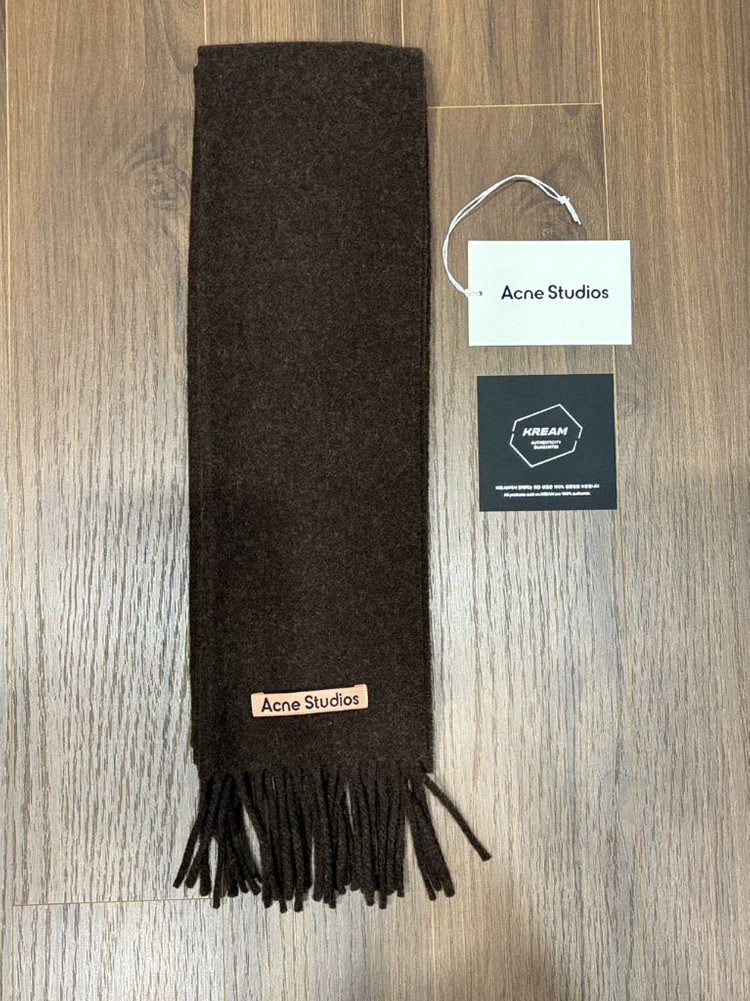 아크네스튜디오 머플러 브라운 멜란지--5