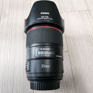 캐논 정품 ef 35mm f1.4 L ii usm 사무엘투 사무엘2 렌즈 팝니다