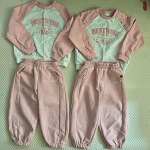 쌍둥이 상하세트 베베쥬 110 5-6세