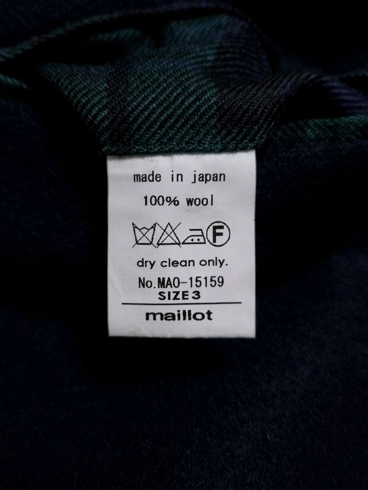 [Maillot] 마일럿 후드 맥코트 블랙와치 이미지
