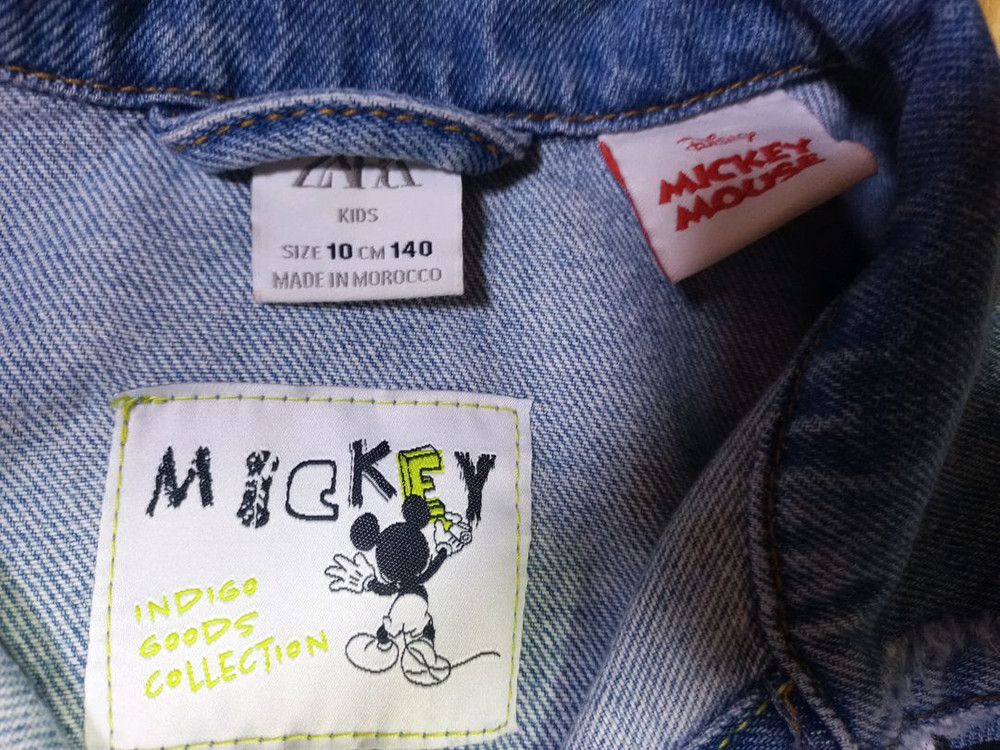 자라 키즈 미키마우스 청자켓 140--2