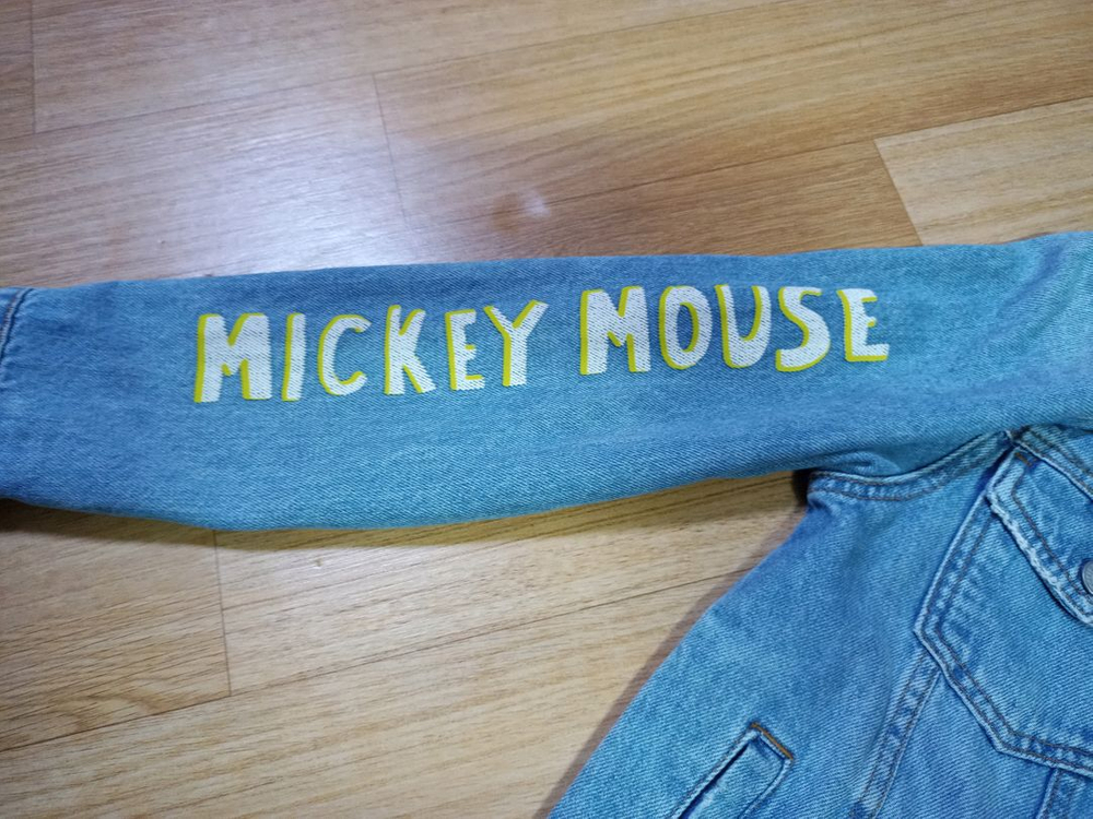 자라 키즈 미키마우스 청자켓 140--5