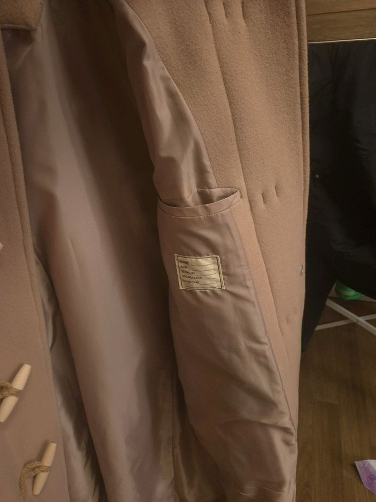 글로버올x SPAO 떡볶이 더플코트 베이지색 105 이미지
