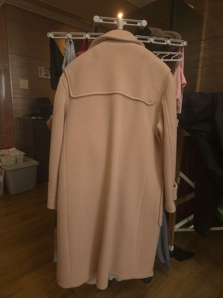 글로버올x SPAO 떡볶이 더플코트 베이지색 105 이미지