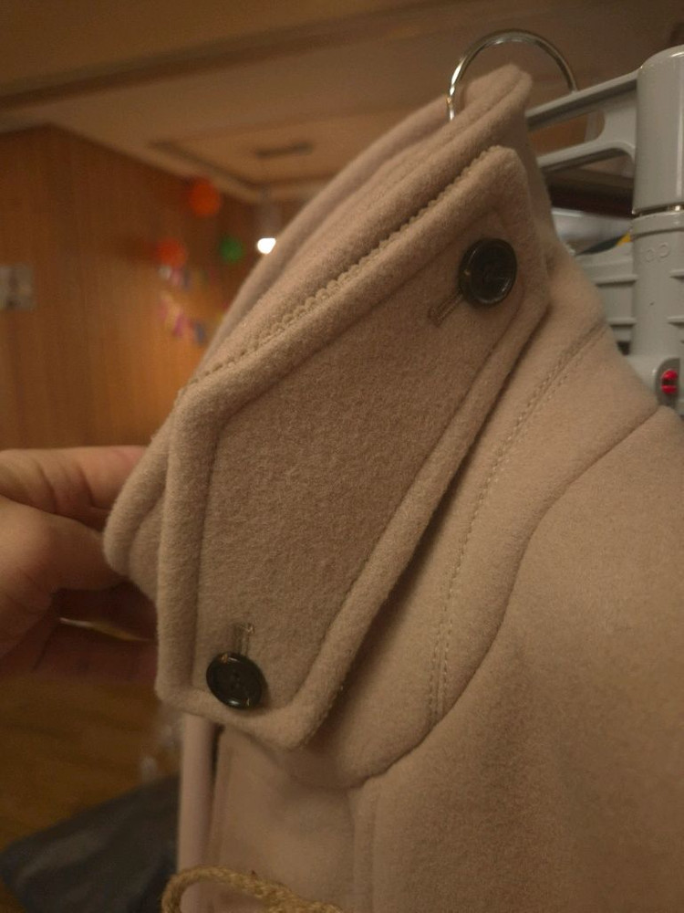 글로버올x SPAO 떡볶이 더플코트 베이지색 105 이미지