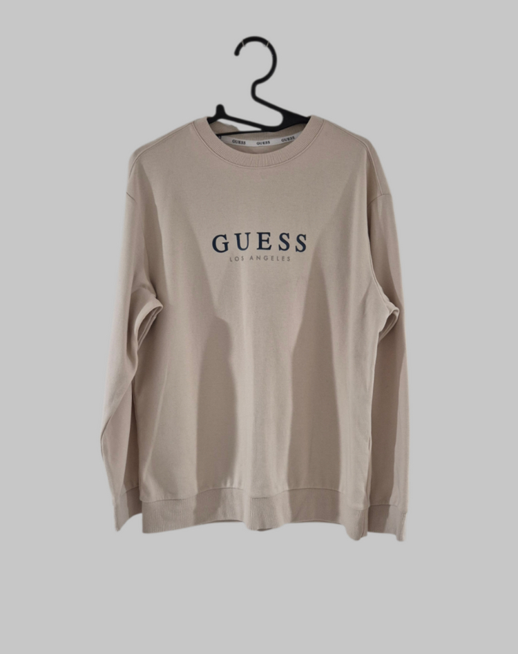 게스 스웻 맨투맨 팬츠 세트 남여공용--1