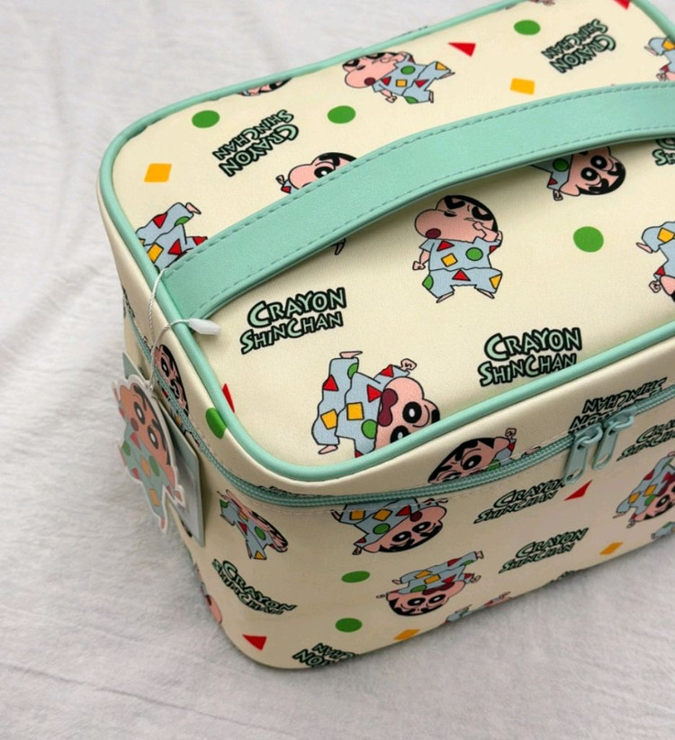 짱구는 못말려 크레용 신짱 여행용 대형 파우치 화장품 파우치--6