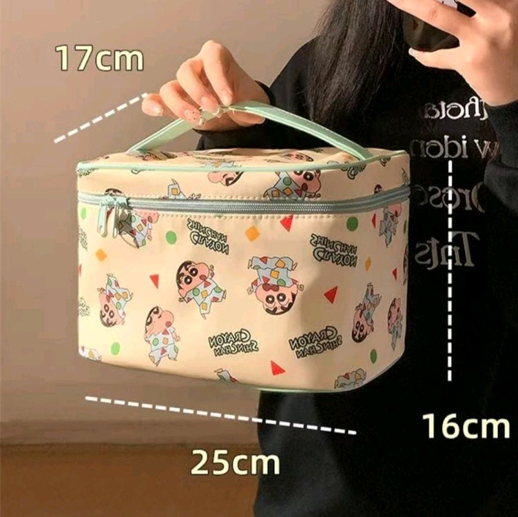 짱구는 못말려 크레용 신짱 여행용 대형 파우치 화장품 파우치--7