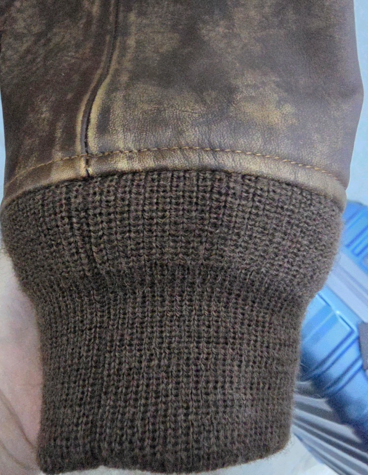 폴로 랄프로렌 a2 레더 플라이트 자켓 m 사이즈--2