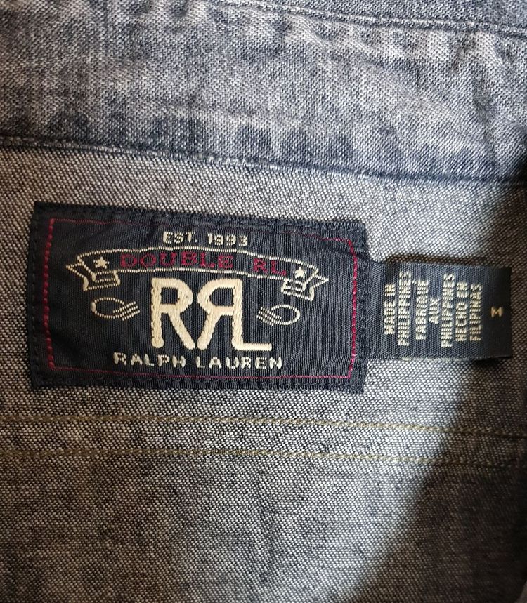 [새상품/M] RRL 데님 워크셔츠 팝니다.--3