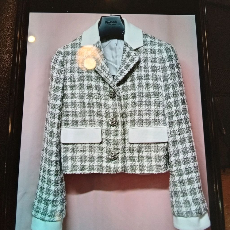 자라 트위드 크롭 블레이저 자켓--2