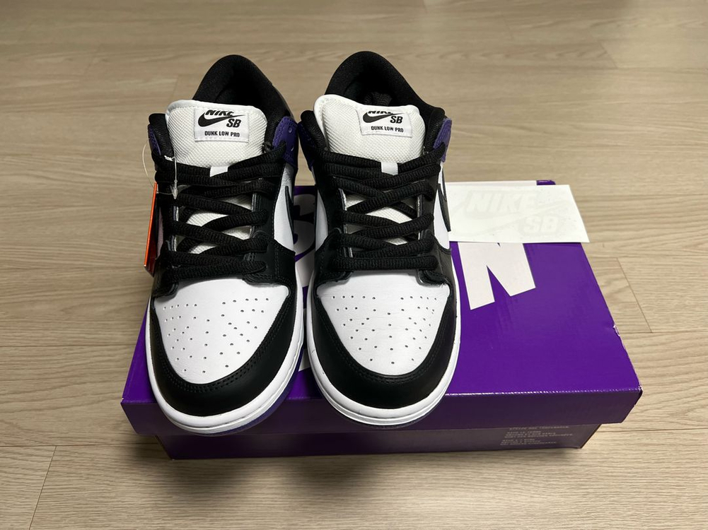 덩크 SB 코트 퍼플 260,265,270,275 판매--8