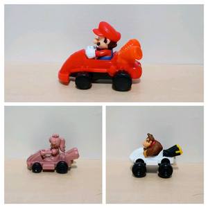 슈퍼마리오 관련 카트 피규어 3가지 개별 또는 일괄
