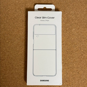 삼성 갤럭시 Z플립4 클리어 슬림 커버