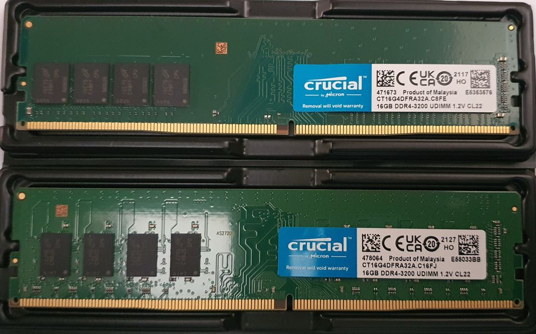 마이크론 Crucial DDR4-3200 CL22 16GB x2(32GB)--2