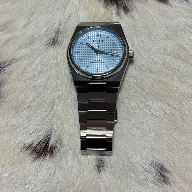 티쏘 prx 40mm 파워매틱 아이스블루 판매합니다.--2