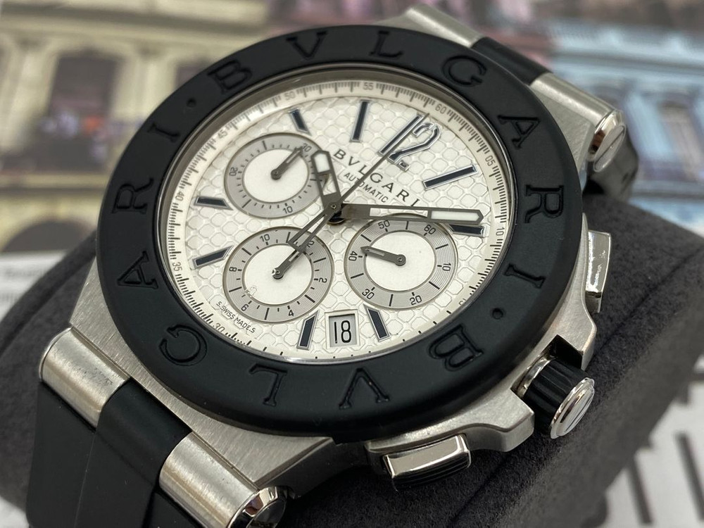 불가리 디아고노 42 와플판 러버 [중고명품 리셀온]--3