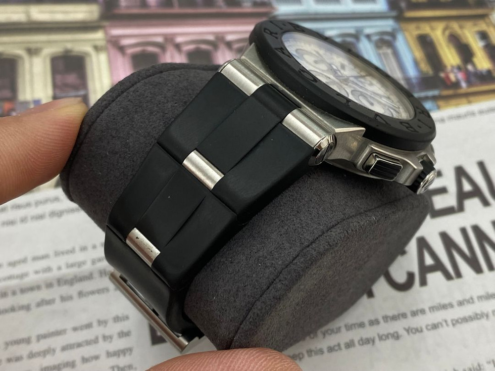 불가리 디아고노 42 와플판 러버 [중고명품 리셀온]--4