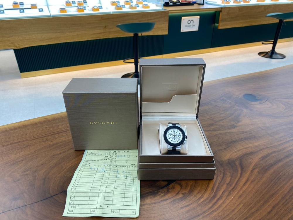 불가리 디아고노 42 와플판 러버 [중고명품 리셀온]--9