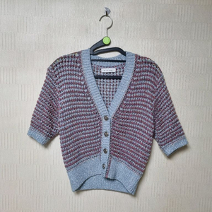 MICHAA 미샤 배색 디테일 니트 가디건