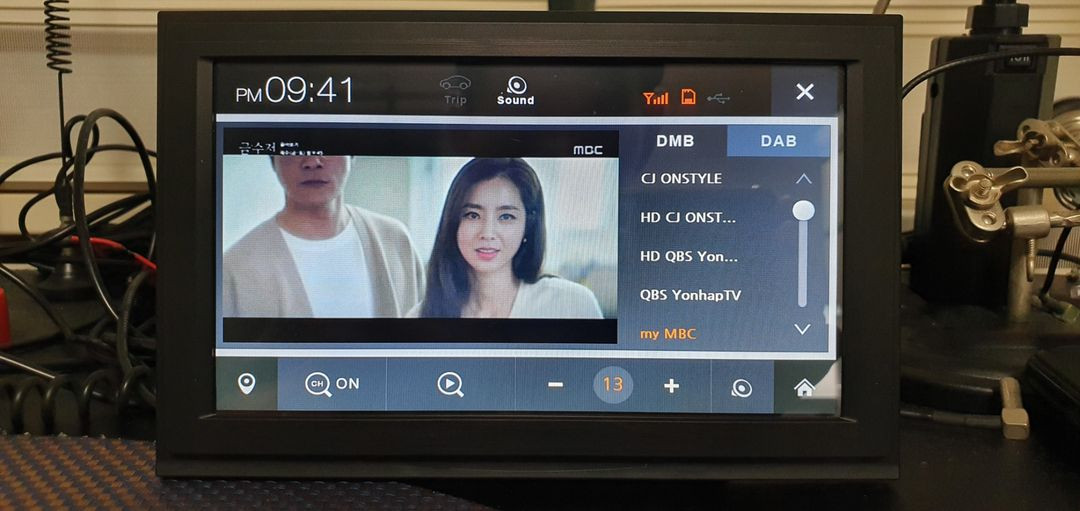 이도 블루버드 BN7000S 지니맵 2D 네비게이션 이미지