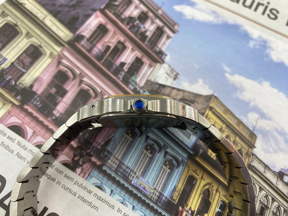 까르띠에 산토스 갈베 XL 18K콤비 남성용시계 [중고명품 리셀온] 이미지