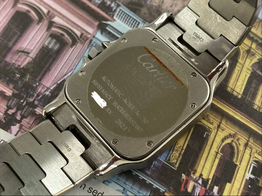 까르띠에 산토스 갈베 XL 18K콤비 남성용시계 [중고명품 리셀온] 이미지