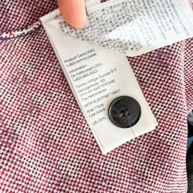 타미힐피거/상태굿 반팔 니트 원피스 패턴 S 55/라덴--7