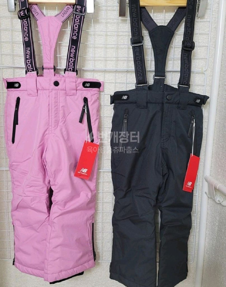 미착용 새제품 뉴발란스 키즈 스키 패딩 바지, 썰매바지, 겨울패딩바지--6