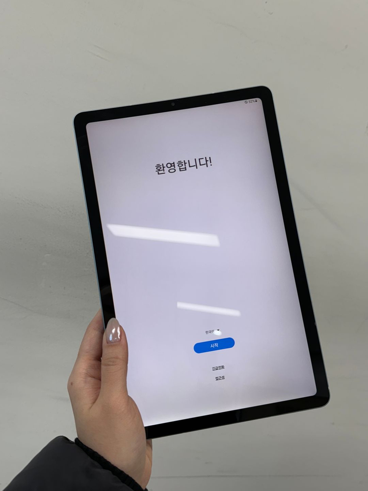 (23만원)갤럭시탭 S6 LITE 블루 128G 셀룰러 모델 기스찍힘X S급 단말기 선물용 추천--1