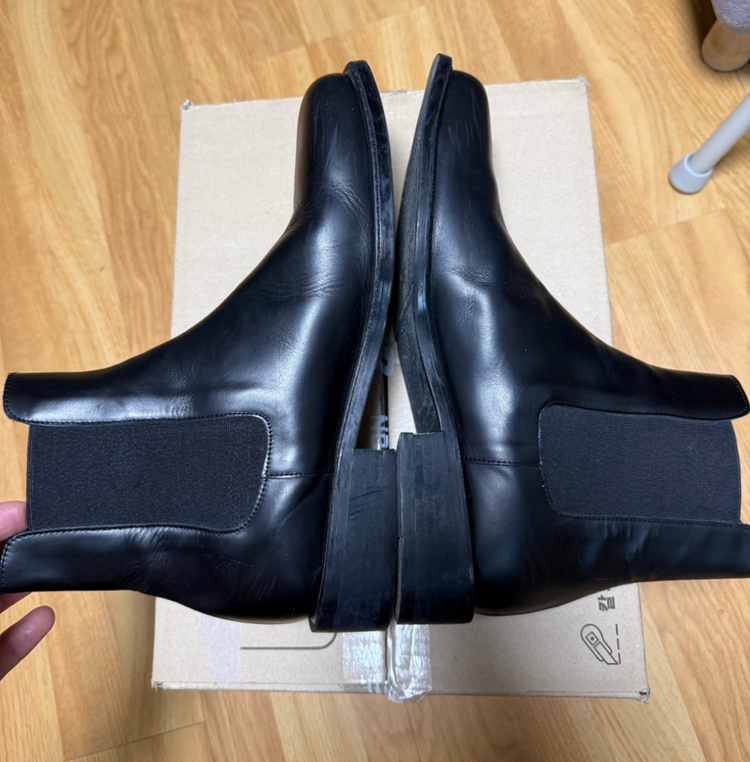 ROMANTIC MOVE 스퀘어토 첼시 부츠 R21M025 팝니다--6