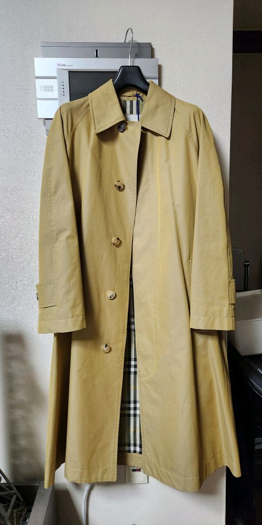 버버리 개버딘 롱 카코트 새상품--6