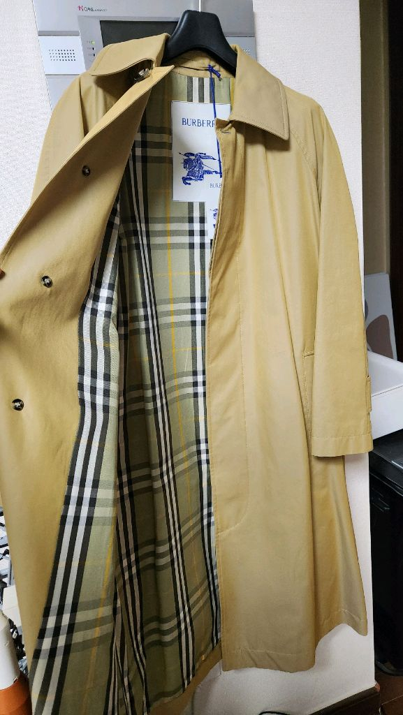 버버리 개버딘 롱 카코트 새상품--7