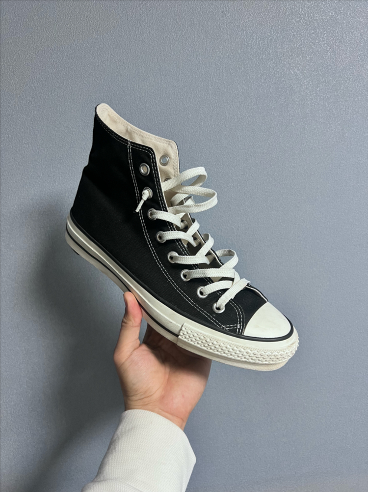 컨버스 제이옥스 하이 블랙 265mm(제이하이, Made in Japan)--0