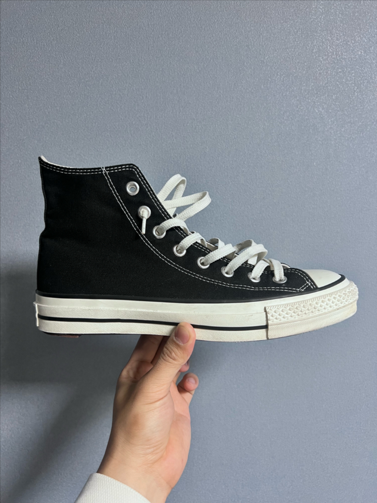 컨버스 제이옥스 하이 블랙 265mm(제이하이, Made in Japan)--1