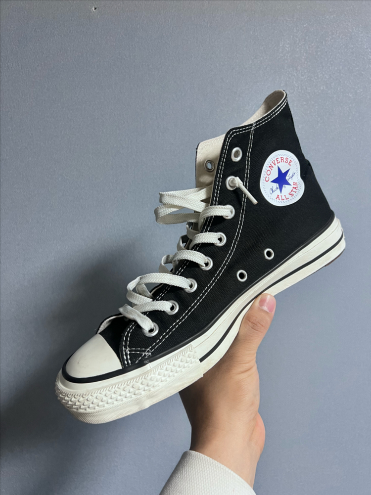 컨버스 제이옥스 하이 블랙 265mm(제이하이, Made in Japan)--3