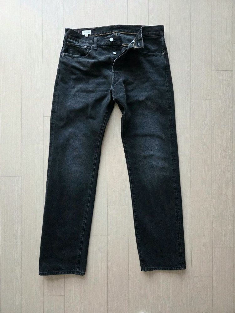 [정품] 리던 23FW 남성 데님 흑청 스트레이트핏 32~33 size 이미지