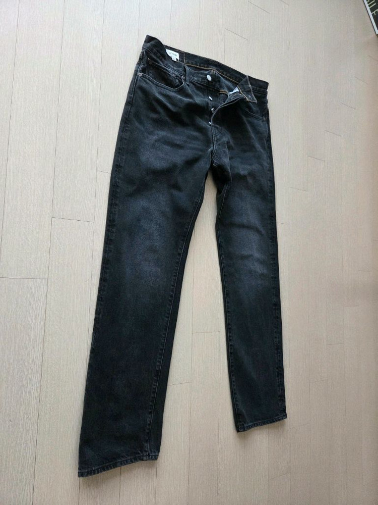 [정품] 리던 23FW 남성 데님 흑청 스트레이트핏 32~33 size 이미지