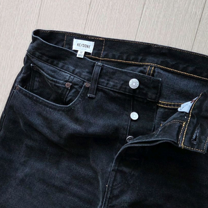 [정품] 리던 23FW 남성 데님 흑청 스트레이트핏 32~33 size 이미지