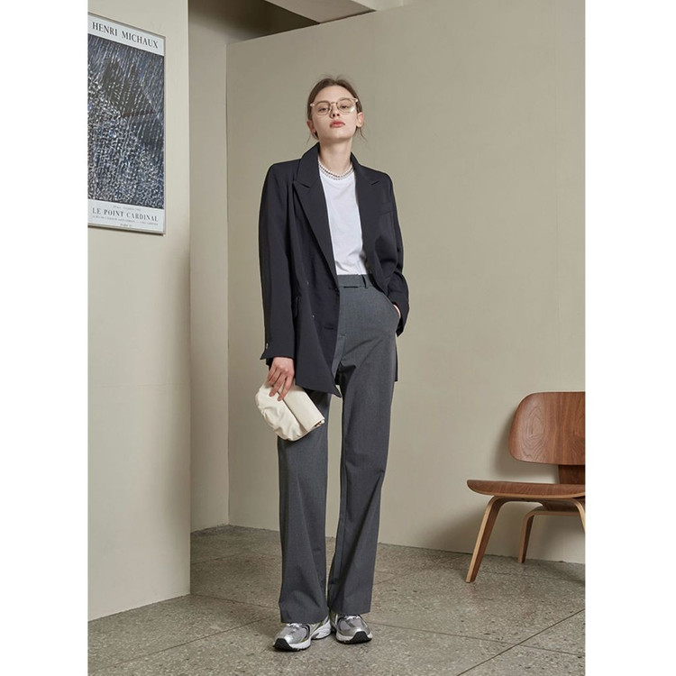 시야쥬 SI-PT7023 그레이 슬랙스--5