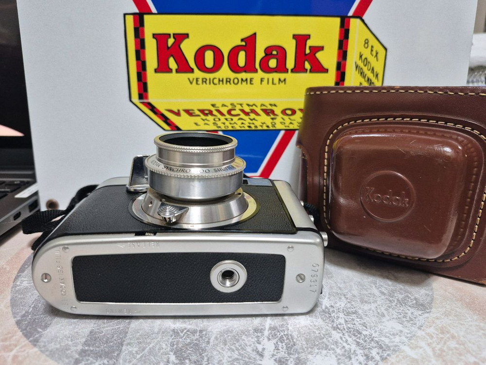 빈티지 Kodak Signet 40 카메라와 가죽케이스 A급--4